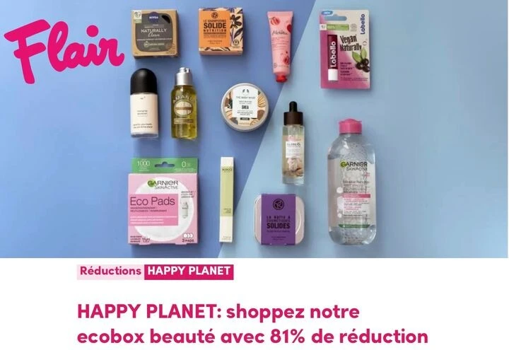 Ecobox de Flair (valeur de 108,84€) à 19,95€...