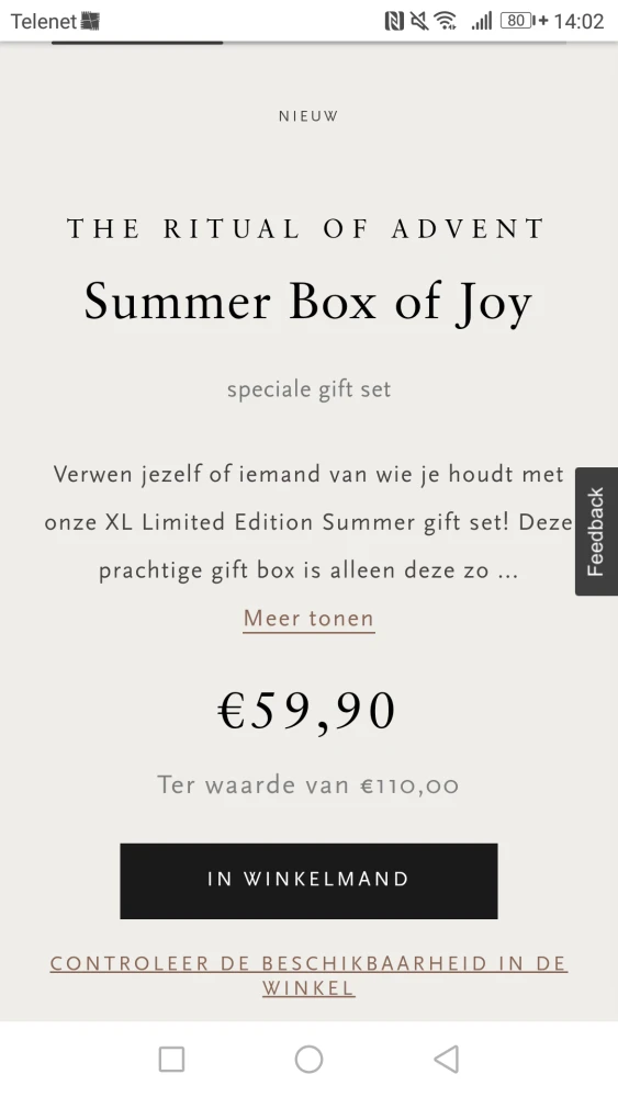 The XL summer box of joy is een giftbox met 1...