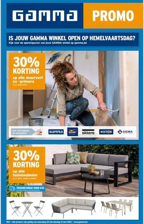 Mega kortingen bij de Gamma deze week: -30% k...