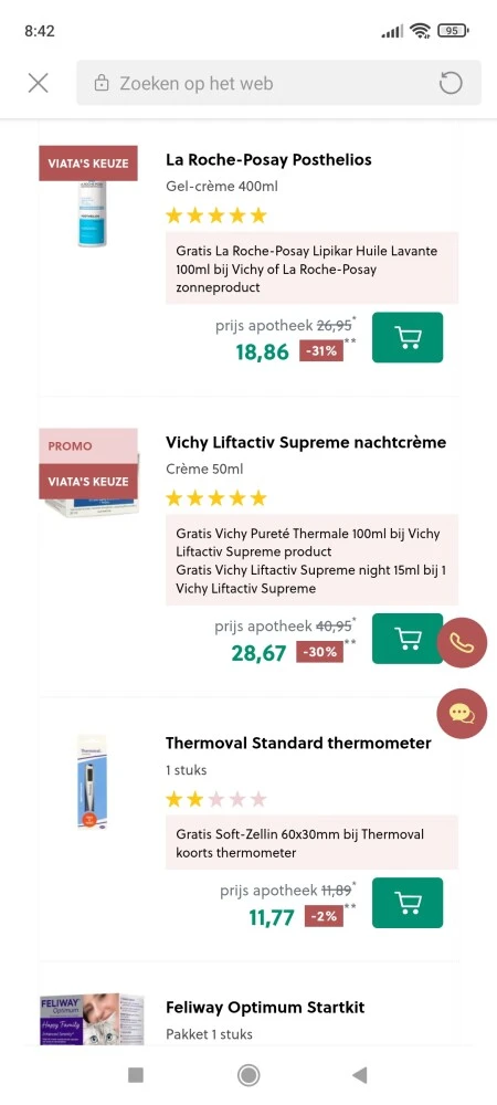 Bij Viata krijg je bij aankoop van heel wat p...