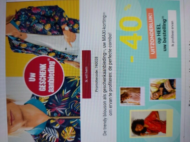 Blancheporte de trendy blouson als geschenkaa...