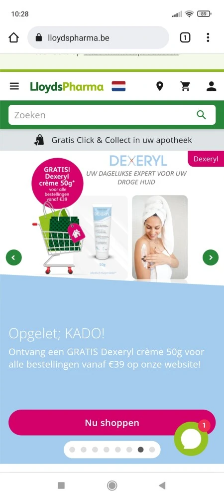 Bij lloydspharma.be krijg je bij aankoop vana...