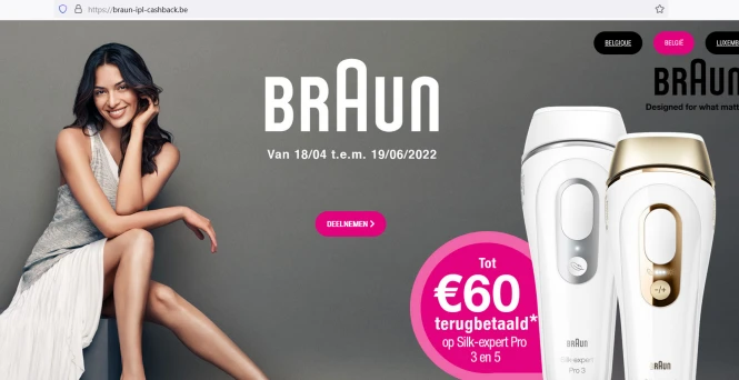Braun Silk-expert Pro 3 en 5 tot € 60,- cashb...