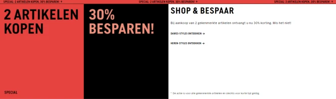 Bij Marc O'Polo ontvang je bij aankoop van 2...