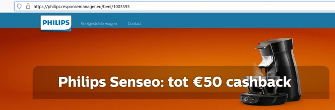 Philips Senseo tot €50 cashback bij MediaMark...