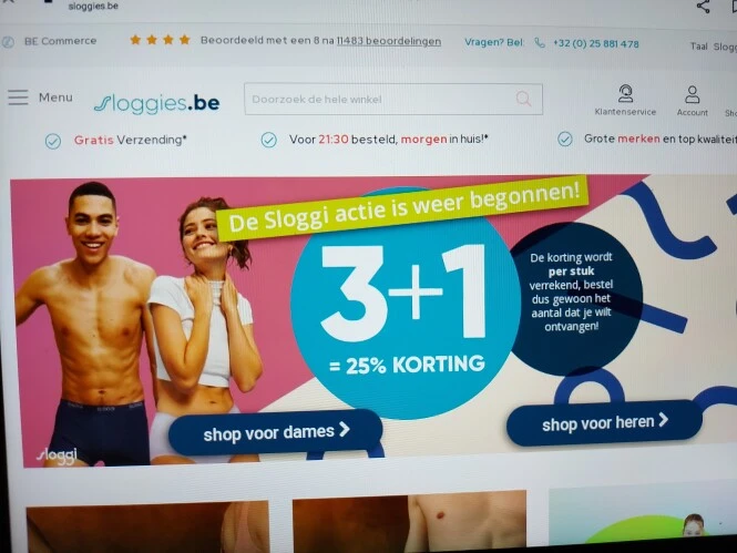 sloggies.be de sloggi actie is weer begonnen...