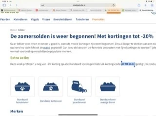20% korting bij de solden van medpets https:/...