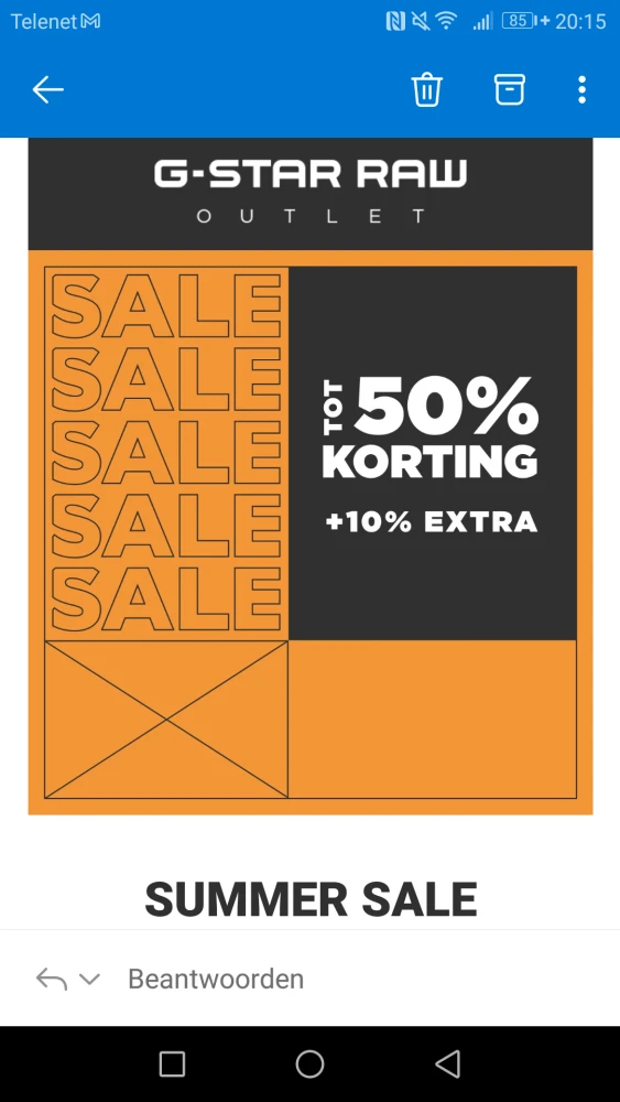Tot -50% + 10% extra korting op alles in de o...