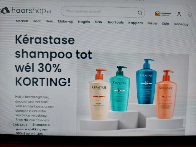 haarshop.nl kerastase shampoo tot wel 30% kor...