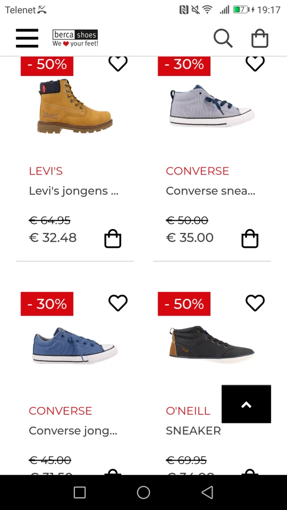 Tot -70% op selectie artikelen v oa Mustang,...
