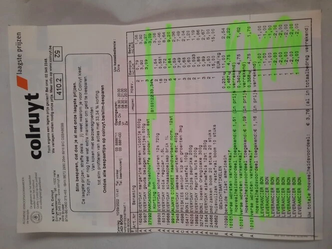 Colruyt Boom lorenz monster staal gekregen aa...