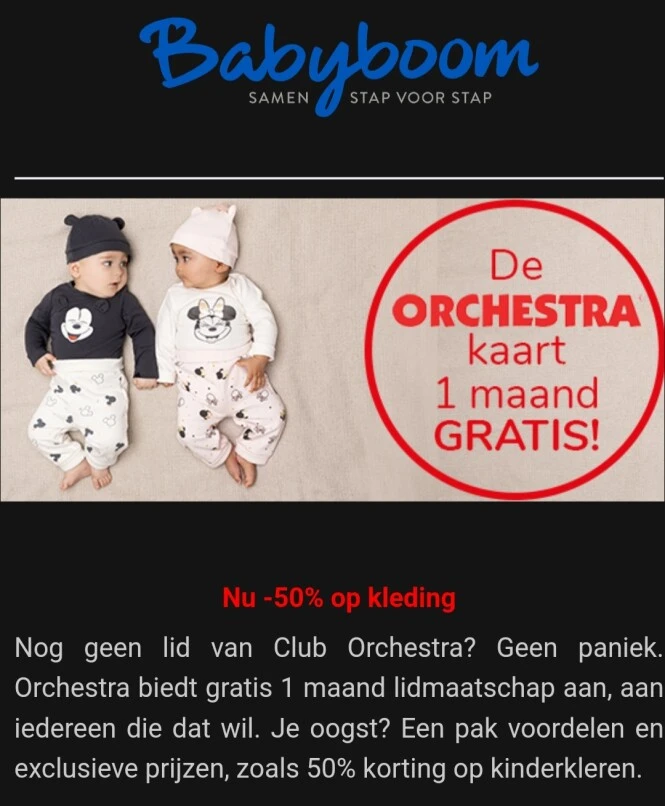 Vraag nu 1 maand gratis je club orchestra lid...