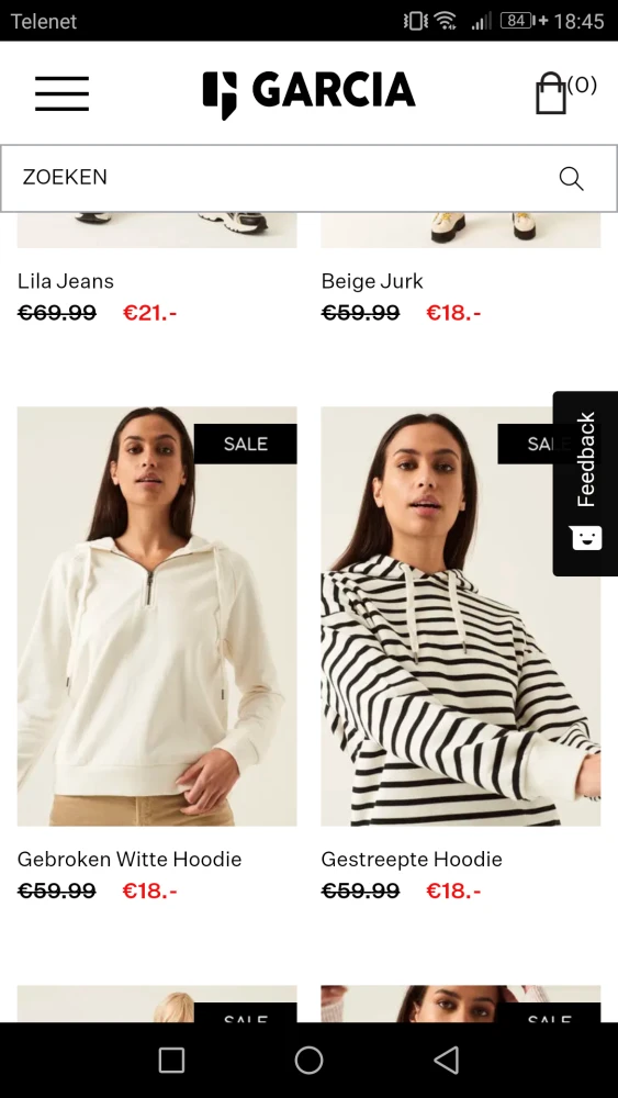 -70% op selectie dameskleding v Garcia tem 25...