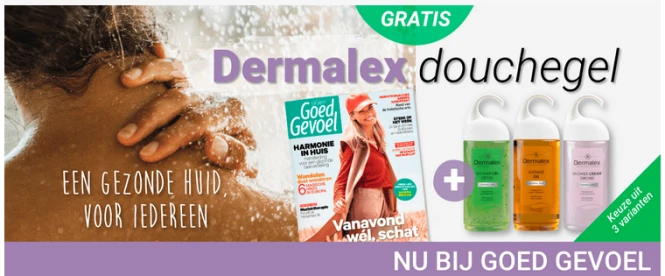 Gratis Dermalex Douchegel bij Goed Gevoel De...
