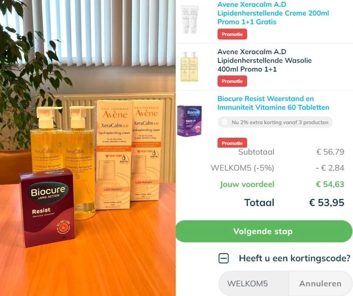 Pakketje van Pazzox ontvangen, € 54,63 kortin...