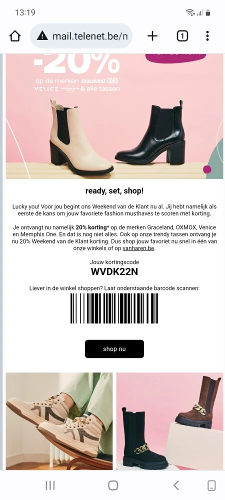 Bij Van Haren dit Weekend van de Klant nu al....