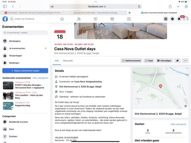 Casa Nova Outlet days Dirk Martensstraat 2 82...