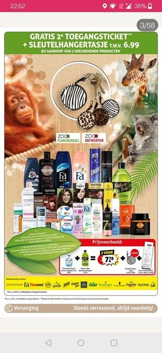 Voor de Zoo liefhebbers hier Kruidvat doet ee...