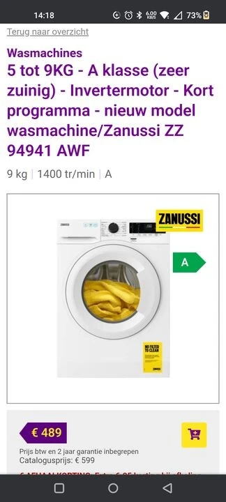 Image of zanussi