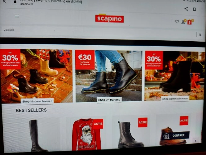 scapino.nl €30% korting op Dr. Martens, tot -...