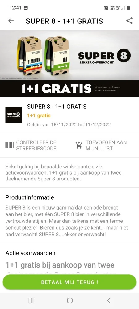 Myshopi 1+1 super 8 bier