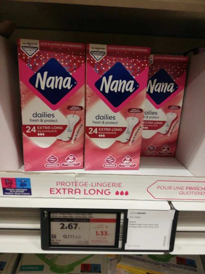 Inlegkruisjes bij Colruyt gespot, Nana extra...