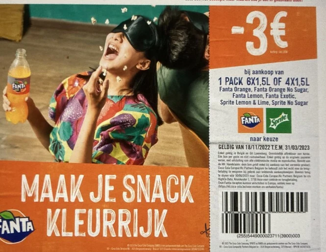 Bonnetje in nieuwsblad zaterdag 19/11 Fanta...