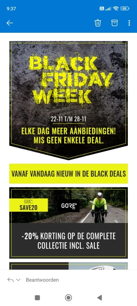 20% korting op de hele collectie incl. sale-a...