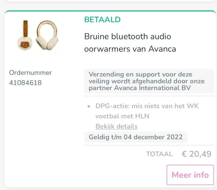 Interessante veiling op vakantieveilingen.be...