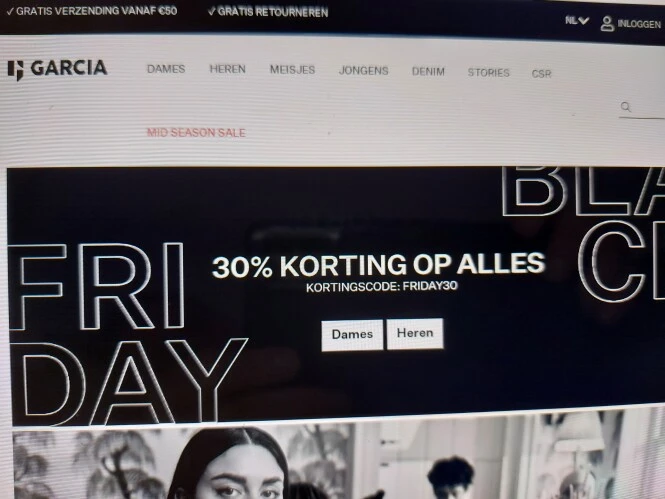 wearegarcia.be 30% korting op alles