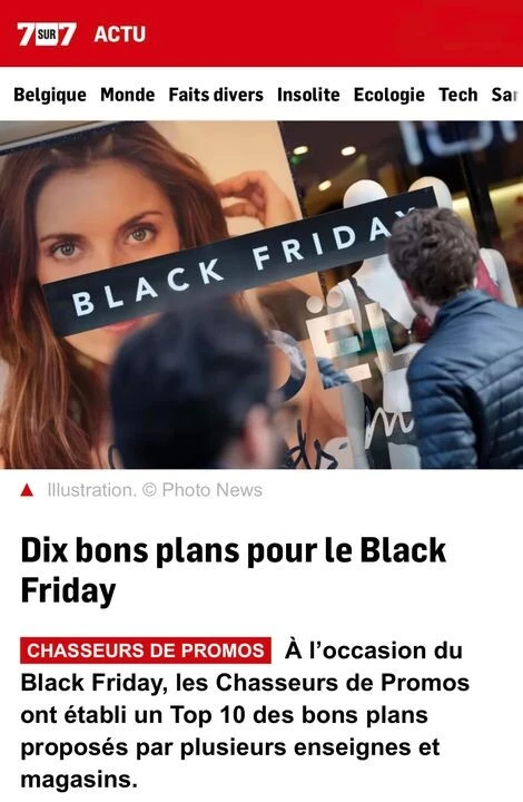 🛒 Les Chasseurs de Promos sur 7sur7 💸 🤑 On...