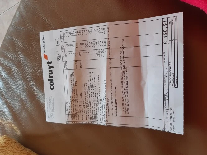 Colruyt averbode *Cola zero 24 flessen: €51,...