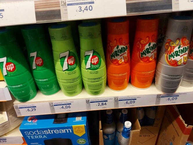 Okay Duffel sodastream siroop 7up free flavou...