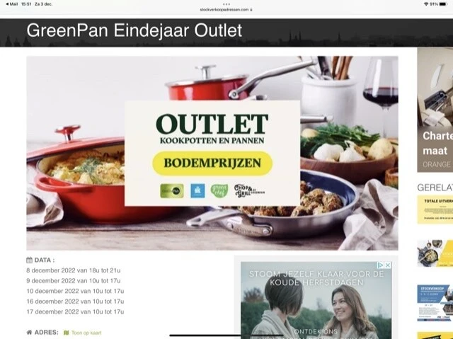 GreenPan Eindejaar Outlet Grondwetlaan 104 9...