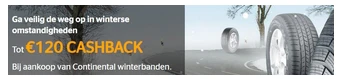 Continental Tot €120 CASHBACK Bij aankoop van...