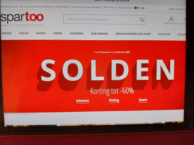 spartoo.be solden tot -60% opeen selectie