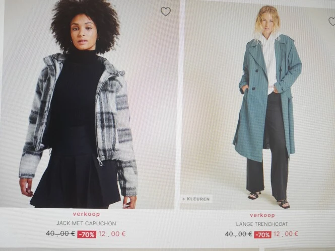 -70% op selectie dameskleding bij Pimkie tem...