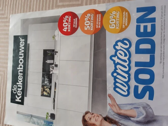 De keukenbouwer wintersolden tot 60% korting