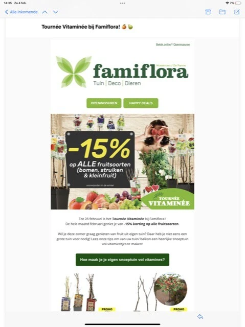 Tot 28 februari is het Tournée Vitaminée bij...