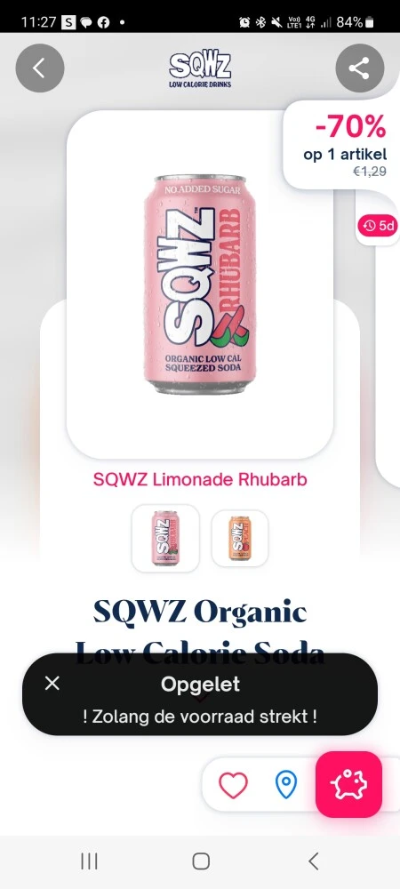 Shopmium -70% sqwz limonade