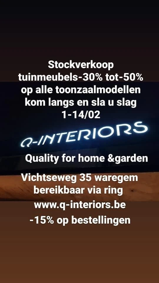 Laatste week tem zat 4/03 Q-interiors, stockv...