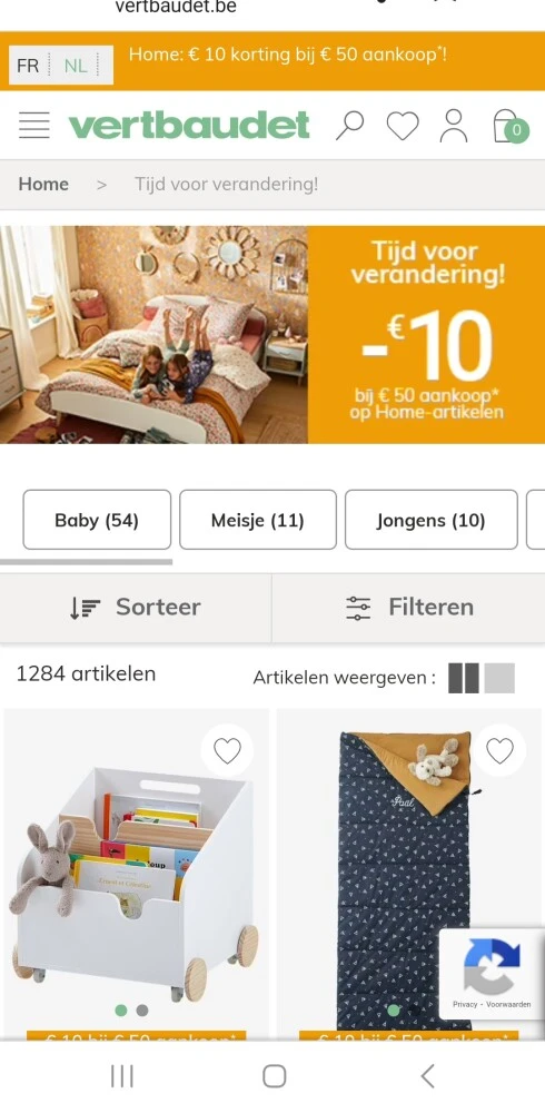 vertbaudet.be -€10 bij €50 aankoop* op home a...
