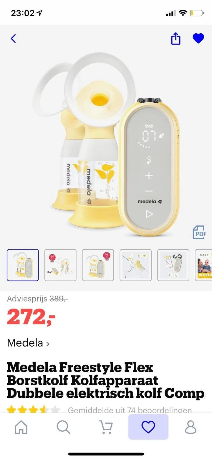 Voor de mama’s De medela freestyle staat in h...