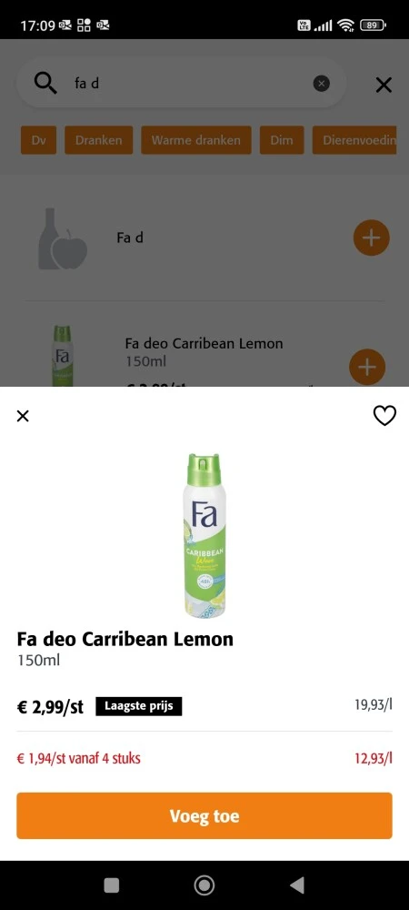 Bestelling geplaatst bij deonlinedrogist.nl (...