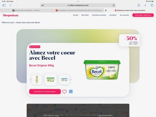 Becel Original 450g -50% op https://offers.sh...