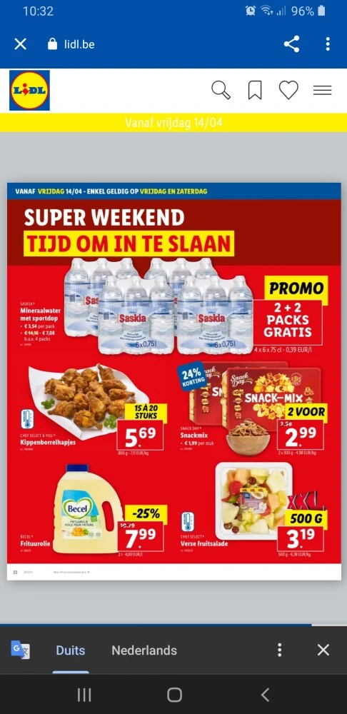 Vanaf morgen en zaterdag bij lidl leuke promo...