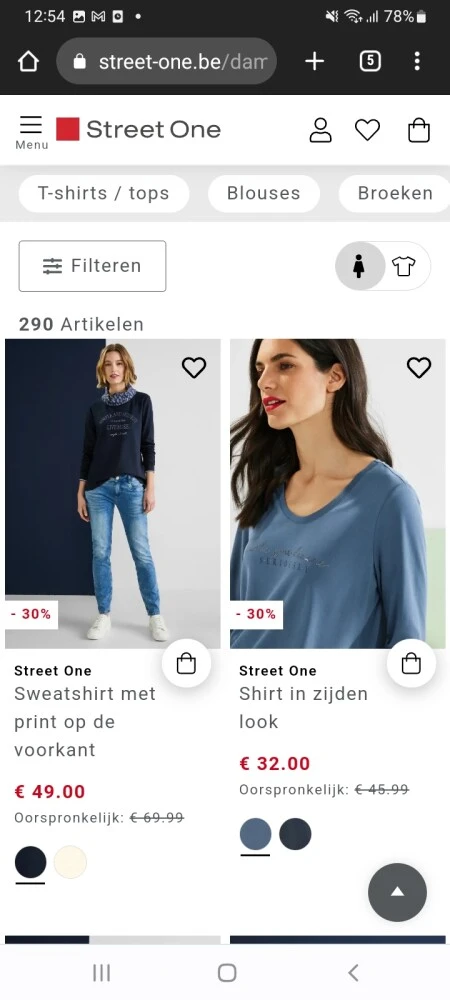 -30% op grote selectie dameskleding lentecoll...