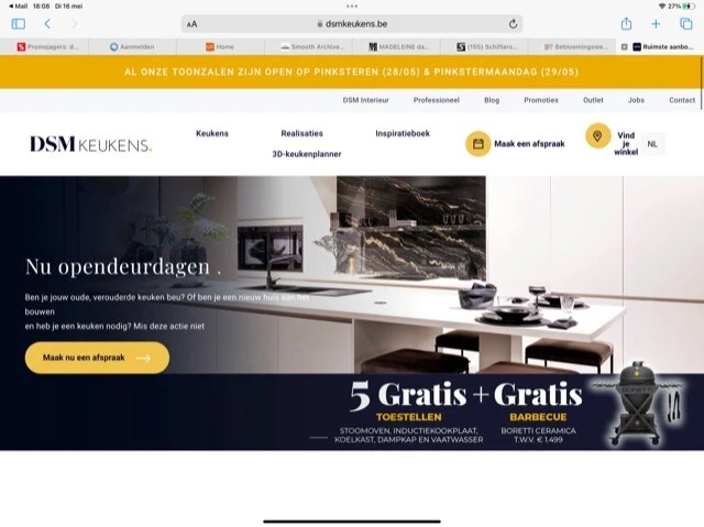 Bestel nu je keuken en ontvang 5 gratis keuke...