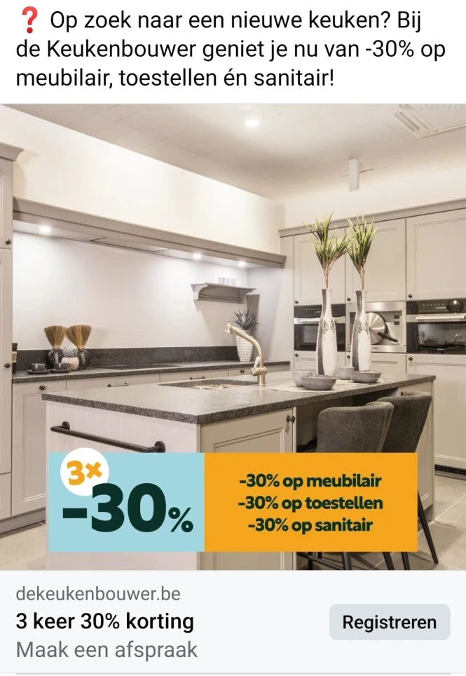 Op zoek naar een nieuwe keuken? Bij de Keuken...