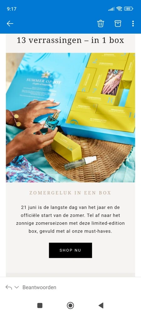 Summer of Joy Gift Box gift set XL bij Ritual...